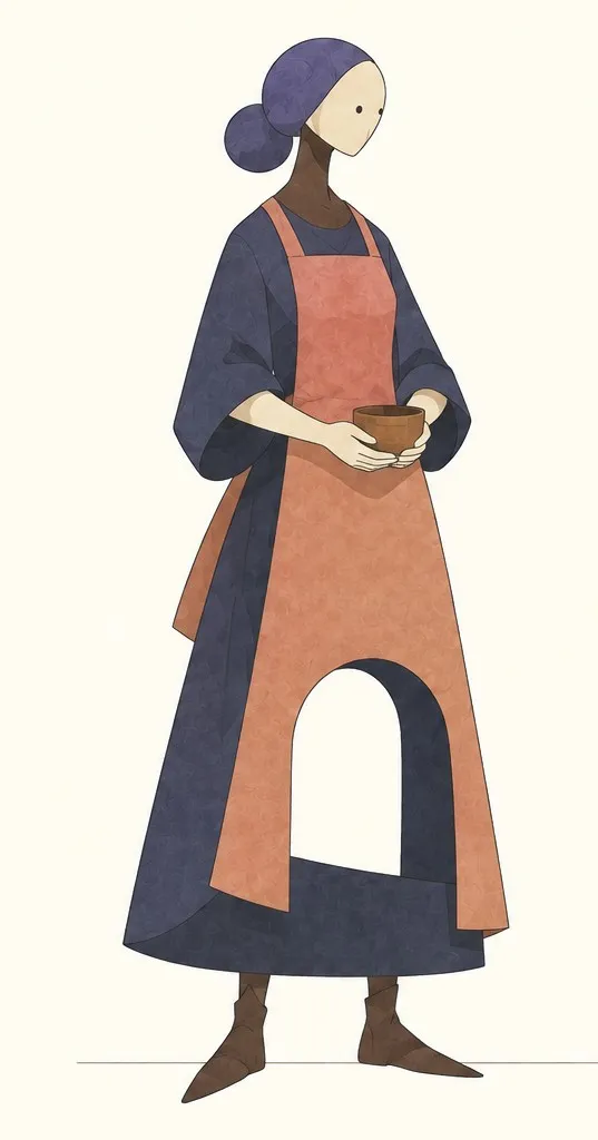 Drawing of Greta.