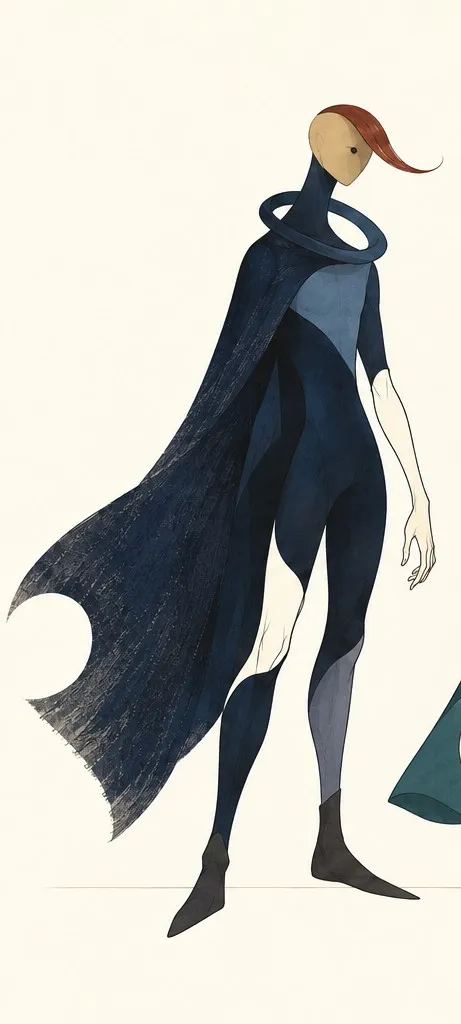 Drawing of Kai.