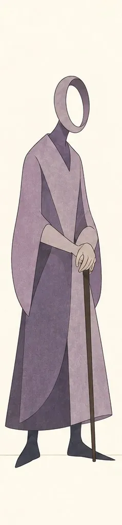 Drawing of Old Man.