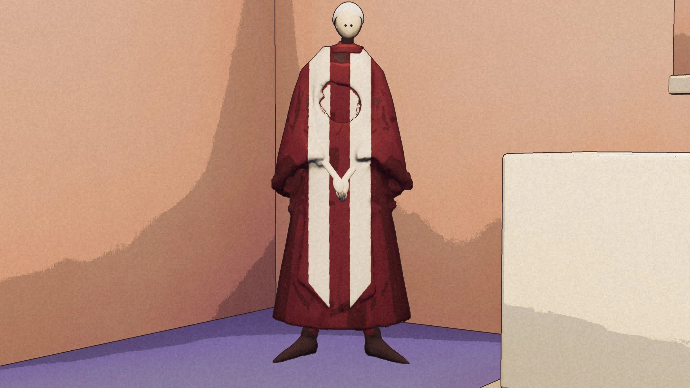 Father Silas in the game.