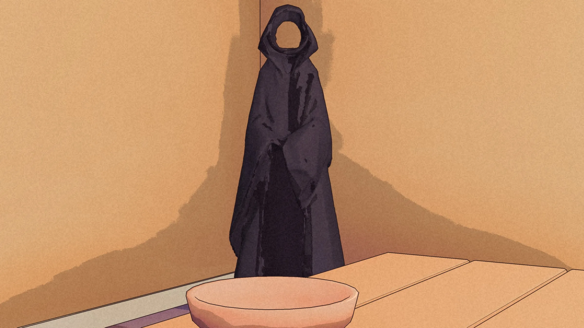 Hooded Stranger in the game.